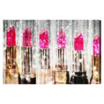 ” Fashion And Glam Lipstick Collection, Glam Pink ” by Oliver Gal - Chic Decora