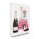 ” Fashion On Book Champagne Heels And Flowers ” by Amanda Greenwood - Chic Decora