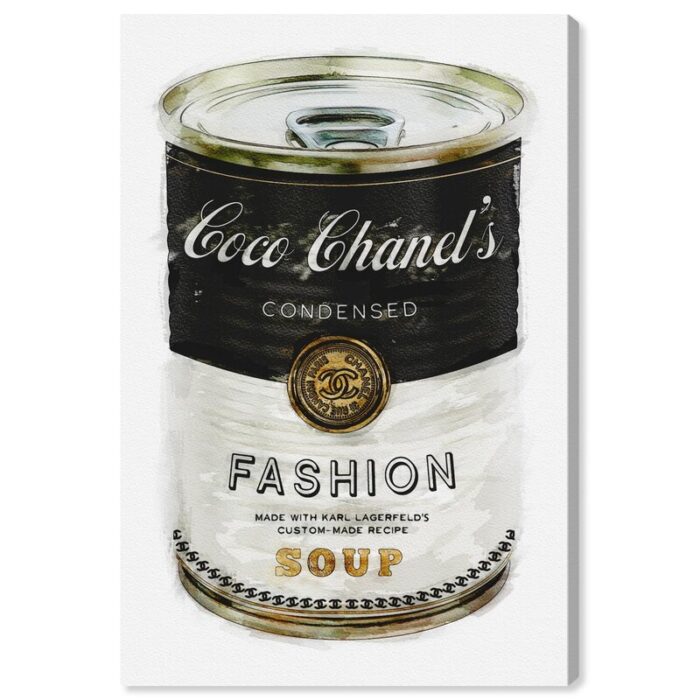 ” Fashion Soup Can “ - Chic Decora