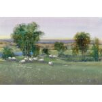 ” Field Of Sheep II ” by Timothy O’ Toole Painting Print - Chic Decora