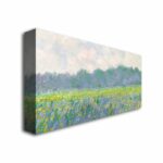 ” Field Of Yellow Irises At Giverny ” by Claude Monet - Chic Decora