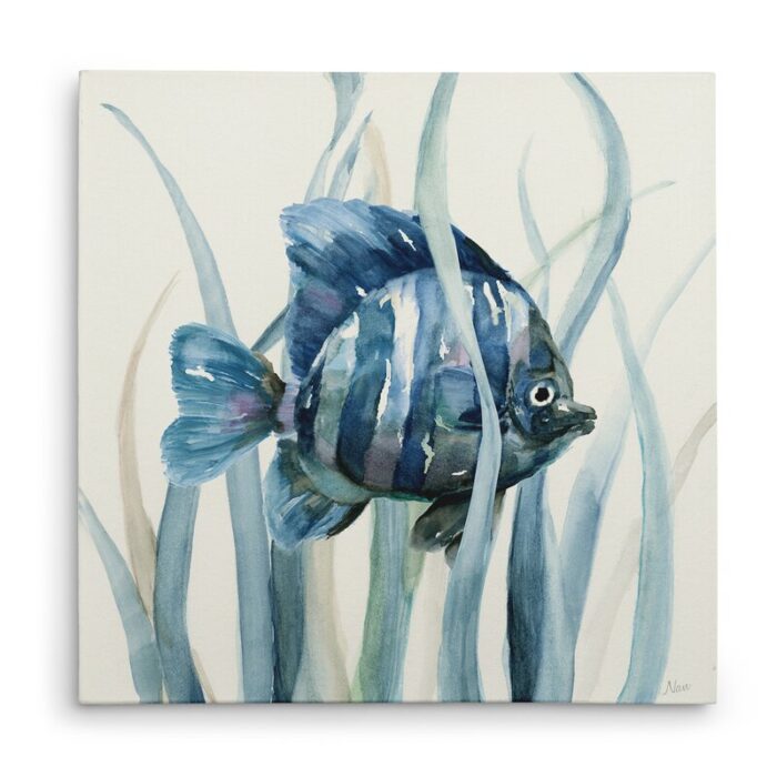 ” Fish In Seagrass I “ - Chic Decora