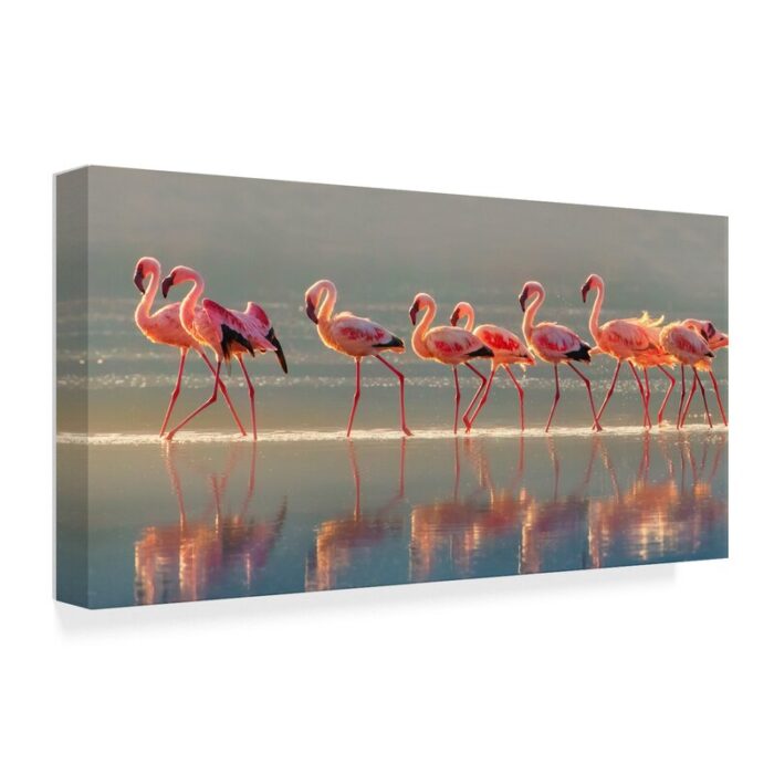 ” Flamingo Walk ” by Phillip Chang - Chic Decora