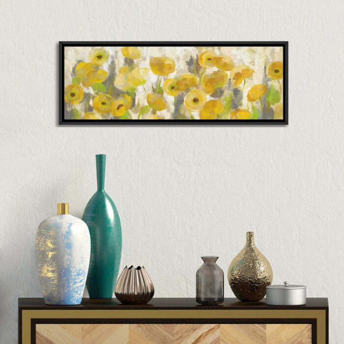 ” Floating Yellow Flowers I ” by Silvia Vassileva - Chic Decora