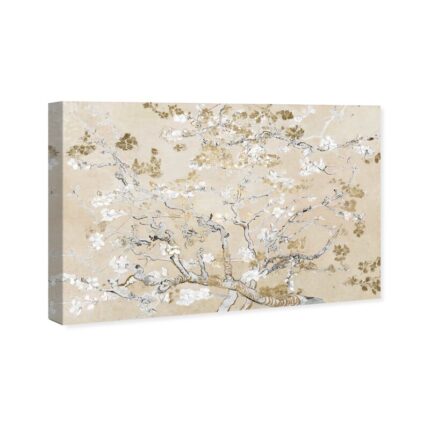 ” Floral And Botanical Van Gogh In Golden Blossoms Inspiration, Cabin / Lodge Gold ” by Oliver Gal - Chic Decora