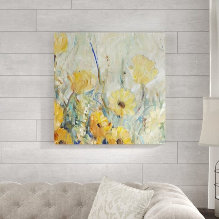 ” Floral Expression I ” by Timothy O’ Toole Painting Print - Chic Decora