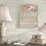 ” Floral Laundry Sorting Life “ - Chic Decora