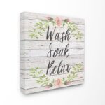 ” Floral Wash Soak Relax Floral “ - Chic Decora