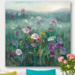 ” Flower Field ” Painting Print - Chic Decora