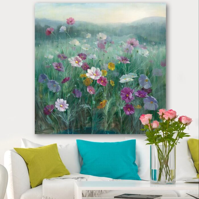 ” Flower Field ” Painting Print - Chic Decora