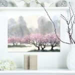 ” Flowering Trees At Spring “ - Chic Decora