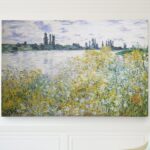 ” Flowers On The Banks ” by Claude Monet - Chic Decora