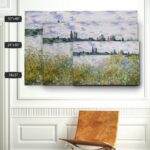 ” Flowers On The Banks ” by Claude Monet - Chic Decora