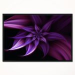 ” Fractal Flower Purple “ - Chic Decora