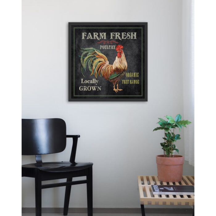 ” Fresh Farm Rooster – Farm Animals ” by Jean Plout - Chic Decora