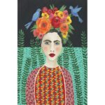 ” Frida Headdress II ” Painting Print - Chic Decora