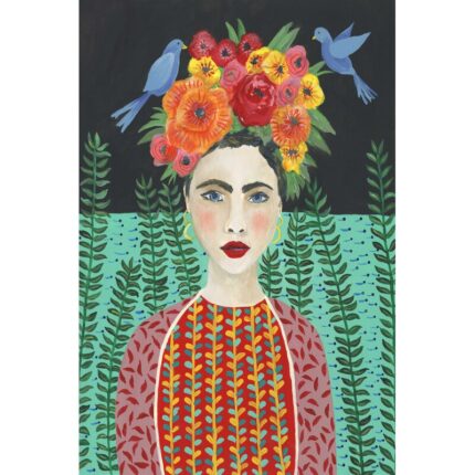 ” Frida Headdress II ” Painting Print - Chic Decora