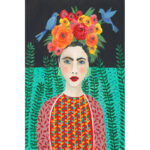 ” Frida Headdress II ” Painting Print - Chic Decora