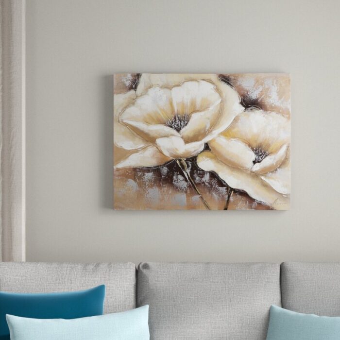 ” Full Bloom I ” Painting Print - Chic Decora