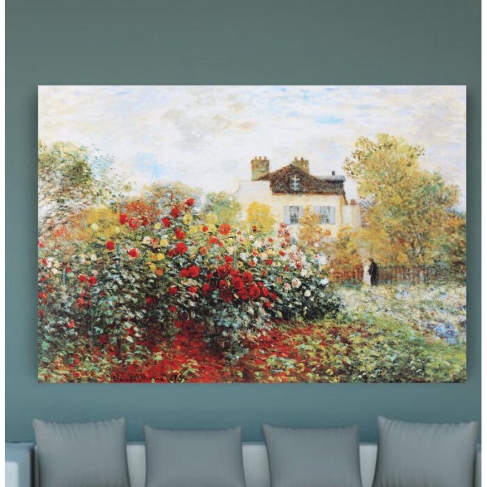 ” Garden ” by Claude Monet - Chic Decora