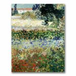 ” Garden In Bloom ” by Vincent Van Gogh - Chic Decora