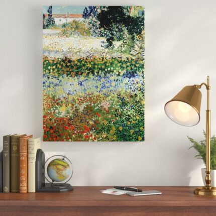 ” Garden In Bloom ” by Vincent Van Gogh - Chic Decora