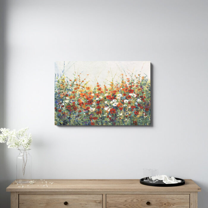 ” Garden In Bloom I ” by Timothy O’ Toole Painting Print - Chic Decora