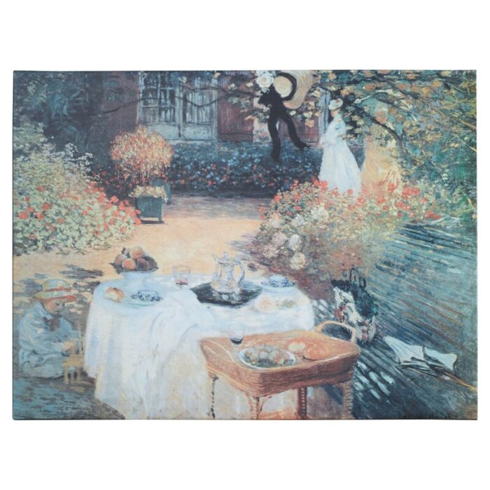 ” Garden Picnic ” by Claude Monet - Chic Decora