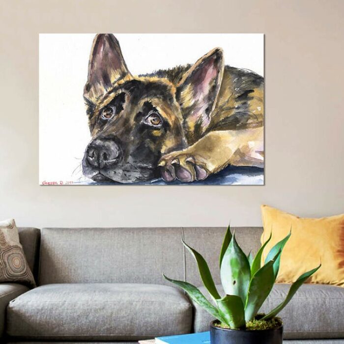 ” German Shepherd ” by George Dyachenko - Chic Decora