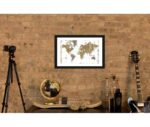 ” Gilded Map “ - Chic Decora