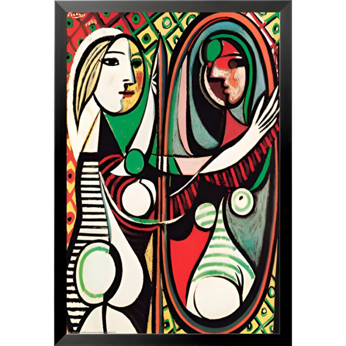 ” Girl Before A Mirror 1932 (Juene Fille Devant Un Mirror) ” by Pablo Picasso - Chic Decora