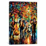 ” Glowing Music ” by Leonid Afremov - Chic Decora