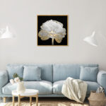 ” Gold And Light Floral II “ - Chic Decora