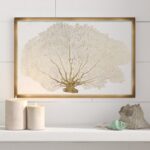 ” Gold Coral Fan “ - Chic Decora