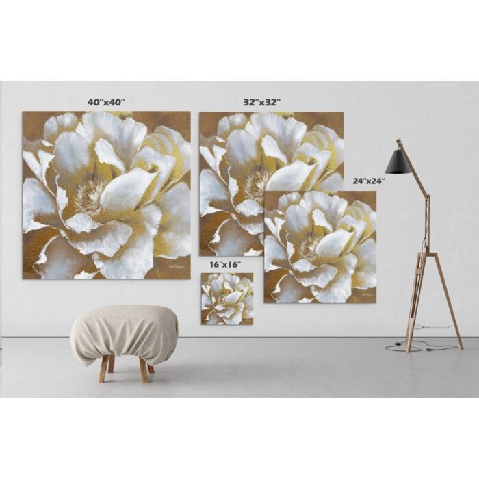 ” Golden Bloom II “ - Chic Decora