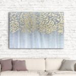 ” Golden Forest ” Painting Print - Chic Decora