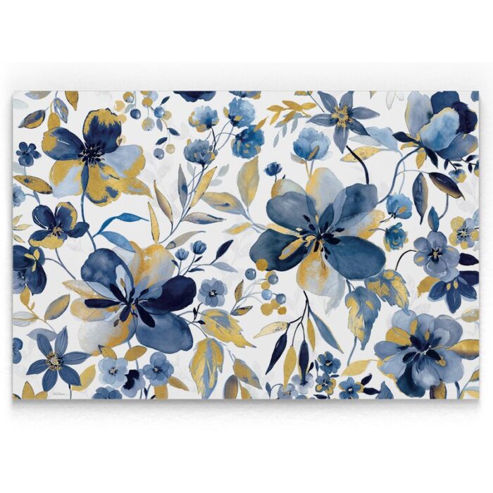 ” Golden Indigo Garden “ - Chic Decora