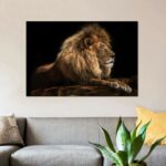 ” Golden Lion ” by David Stribbling - Chic Decora