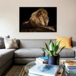 ” Golden Lion ” by David Stribbling - Chic Decora