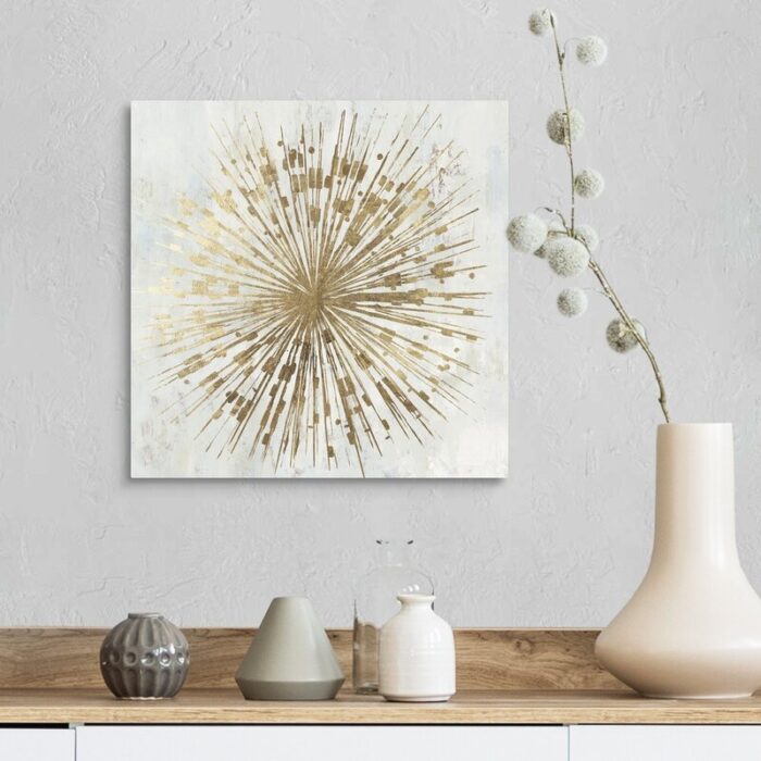 ” Golden Star ” by Tom Reeves Painting Print - Chic Decora