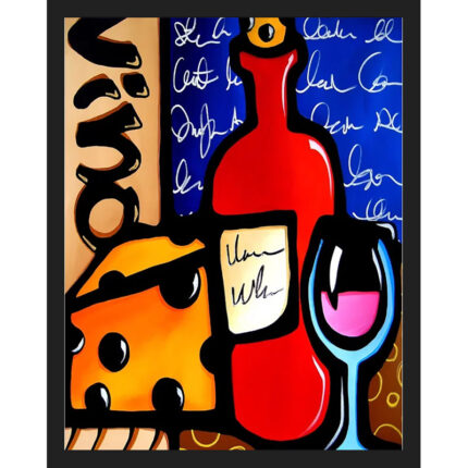 ” Good To Me – Wine And Cheese ” by Tom Fedro - Chic Decora