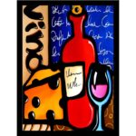 ” Good To Me – Wine And Cheese ” by Tom Fedro - Chic Decora