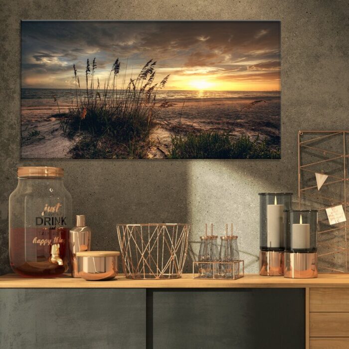 ” Grassy And Beach Sunset “ - Chic Decora