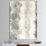 ” Gray Circles I ” Painting Print - Chic Decora