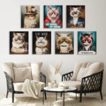 ” Grumpy Cats I’m Not Listening ” by Tessa Kane - Chic Decora