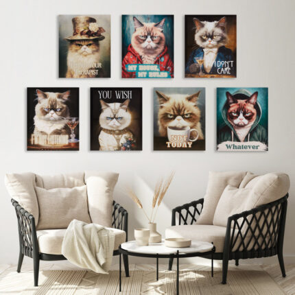 ” Grumpy Cats I’m Not Your Therapist ” by Tessa Kane - Chic Decora