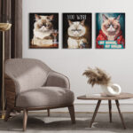 ” Grumpy Cats My House, My Rules ” by Tessa Kane - Chic Decora