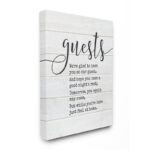 ” Guests Feel At Home ” by Lettered And Lined - Chic Decora