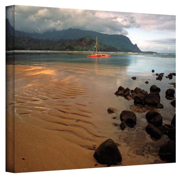 ” Hanalei Bay At Dawn ” by Kathy Yates - Chic Decora