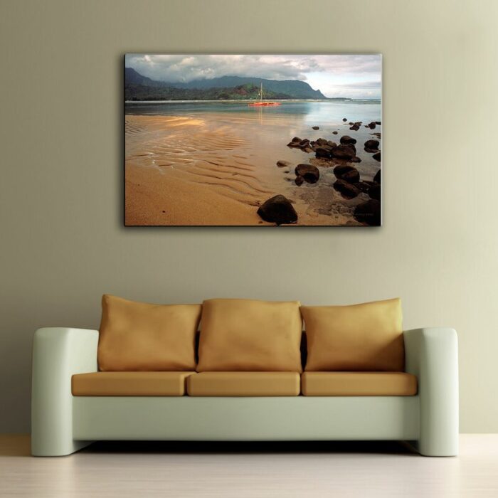 ” Hanalei Bay At Dawn ” by Kathy Yates - Chic Decora